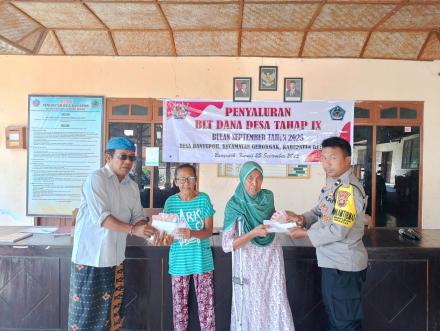 Pencairan BLT-DD Desa Banyupoh 